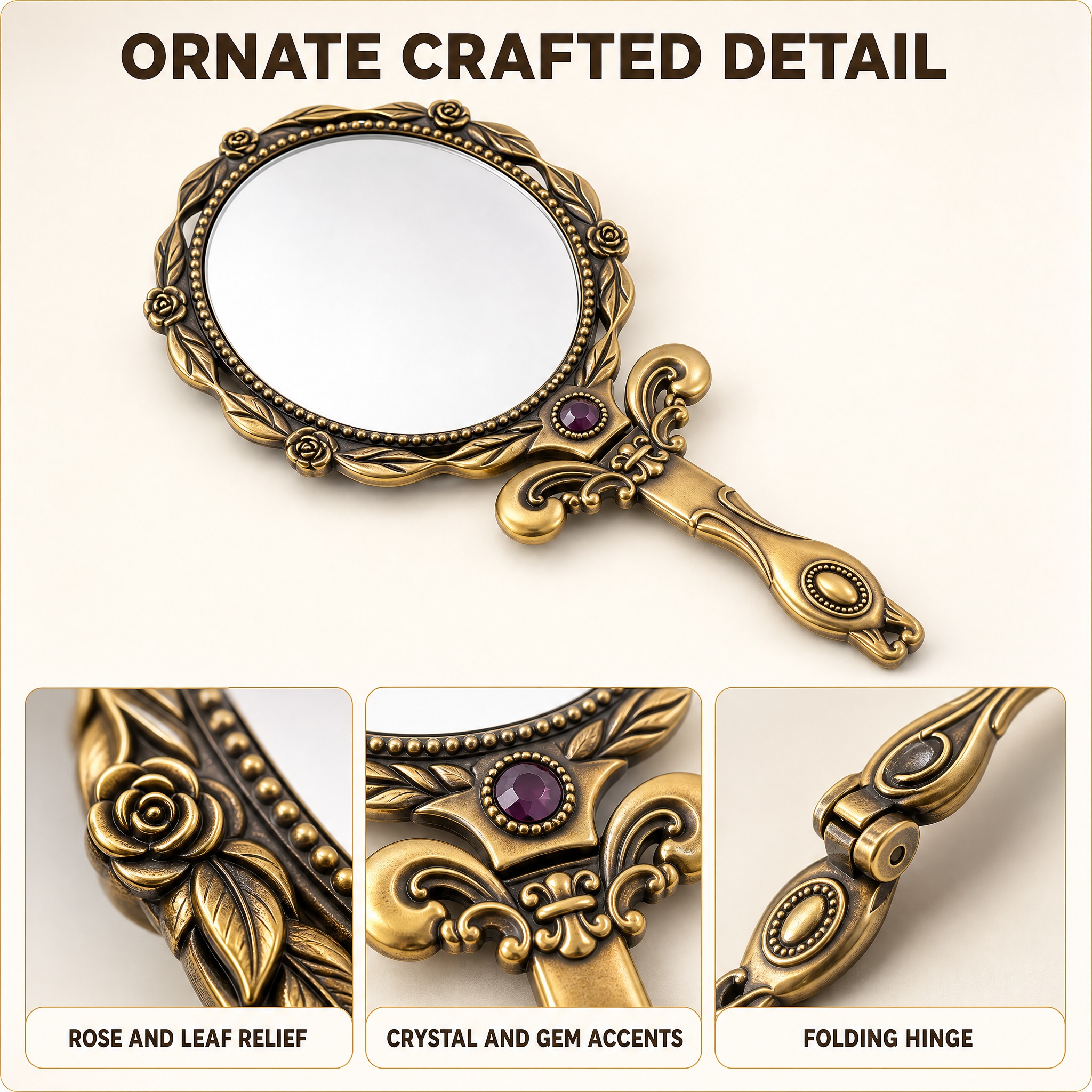 [主图-3] 商品名称「Vintage Bronze Hand… - 图片创意预览