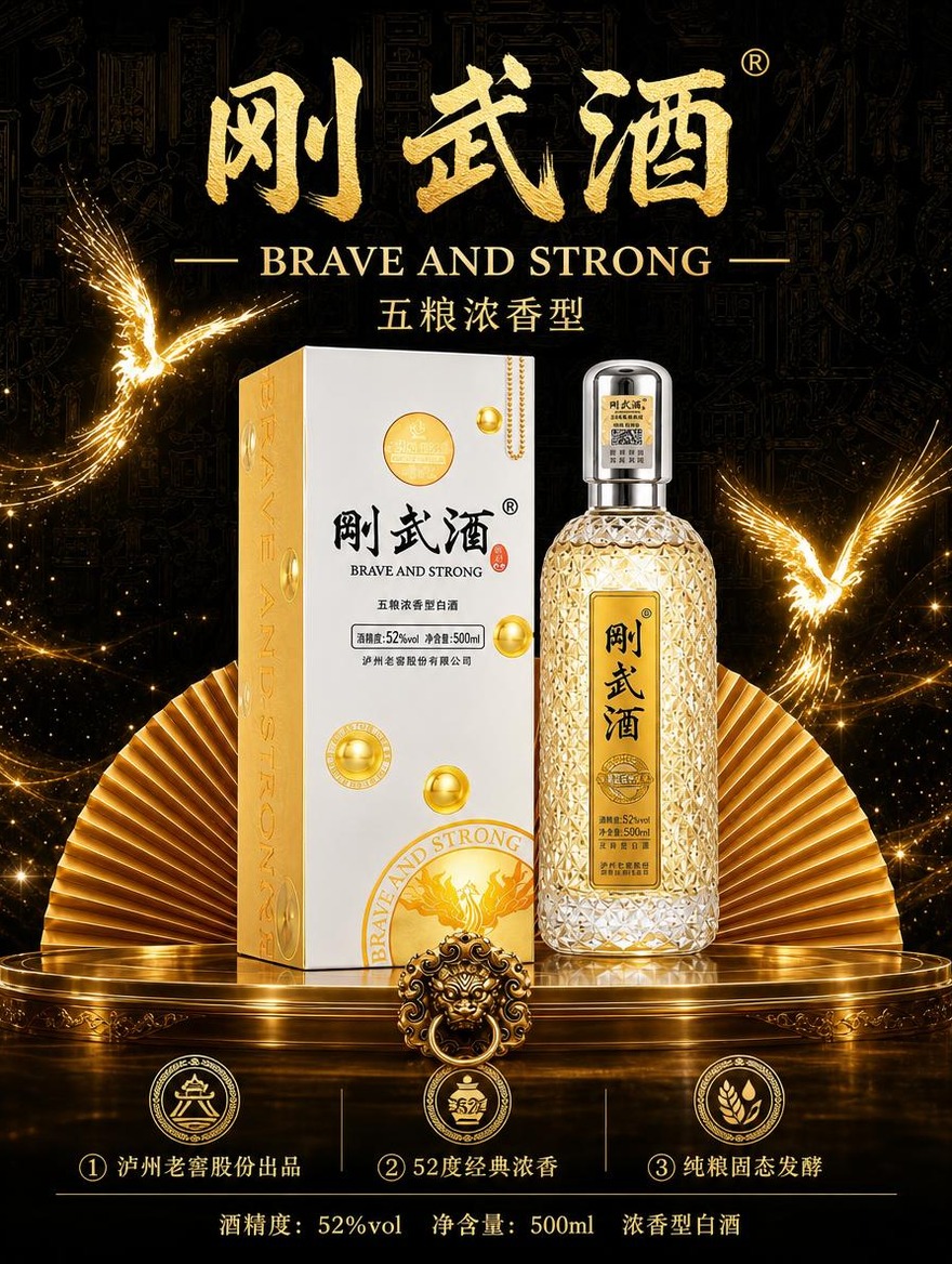[商品] 使用【图7】刚武酒黑金款产品（白金盒+金瓶）；保留包… - 图片创意预览