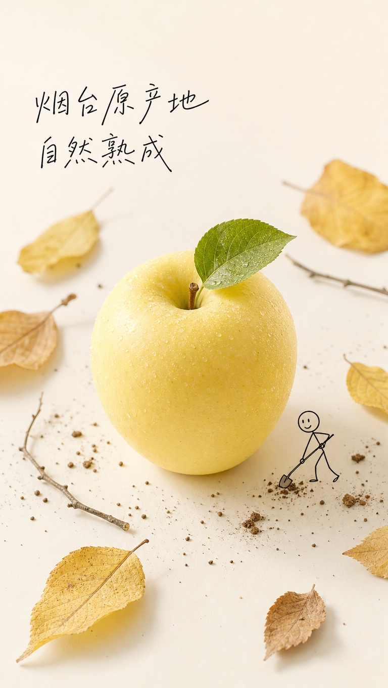 [商品] 使用【图1】【图2】【图3】【图4】烟台奶油富士苹果… - 图片创意预览