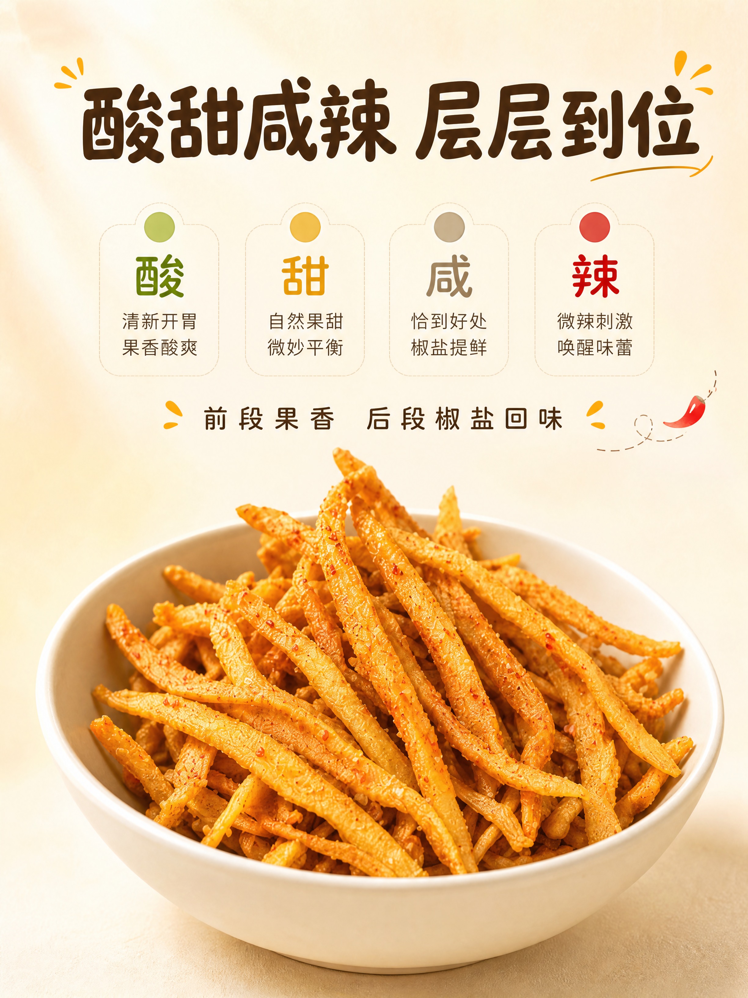 [商品] 使用【图5】一碗芒果条+酸甜咸辣口味图，【图2】细长… - 图片创意预览