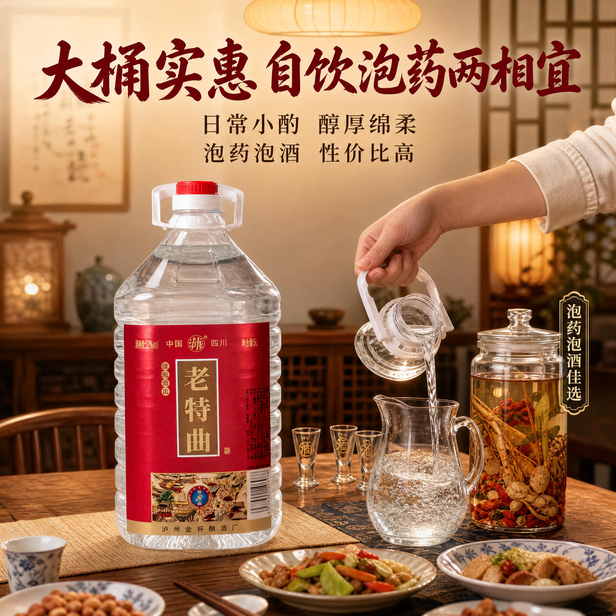 [主图-4] 使用场景，家庭自饮与泡药两用。 [统一基调] 国… - 图片创意预览