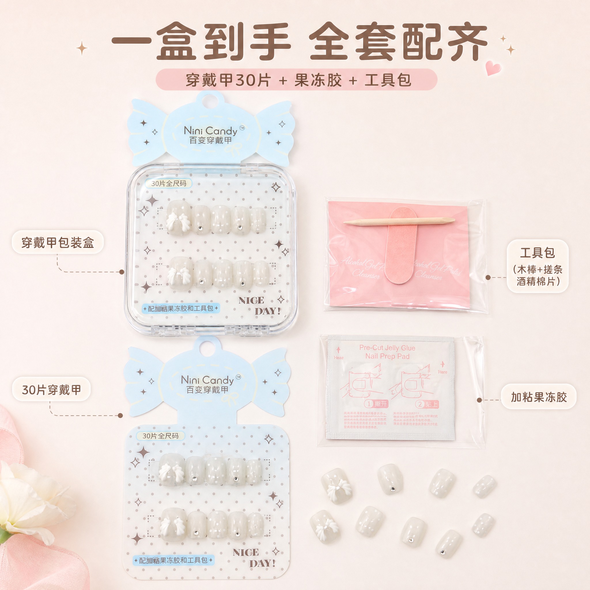 [主图-5] 全家福套装展示，展示购买一盒到手的全部物品，突出… - 图片创意预览