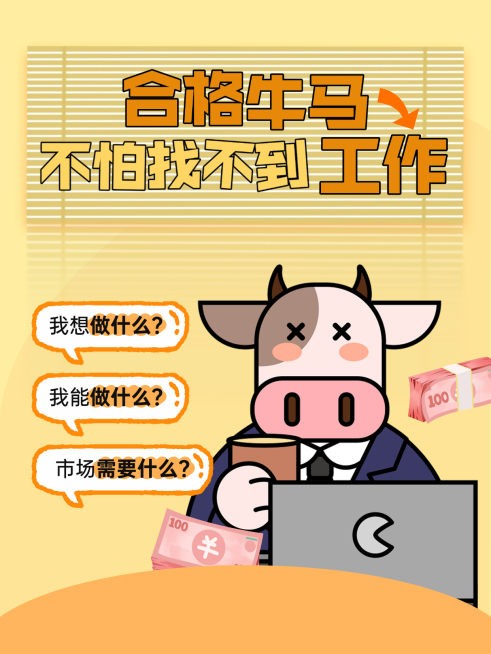 找工作应聘小红书封面预览效果