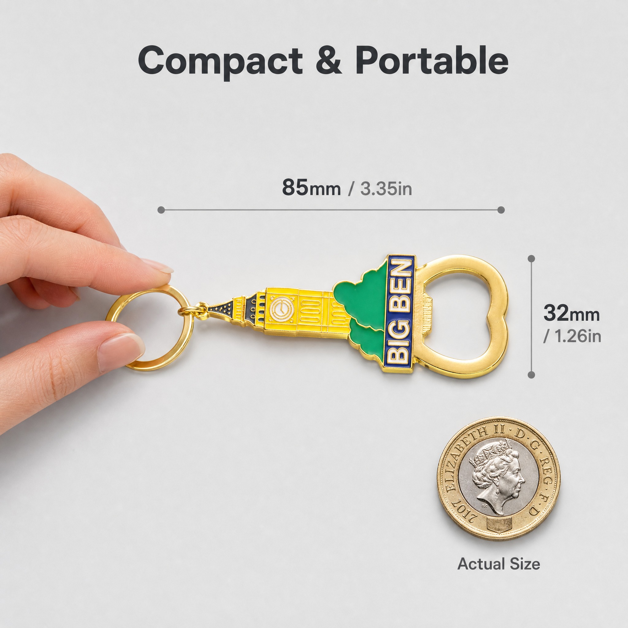 [主图-5] Big Ben Bottle Opener Ke… - 图片创意预览