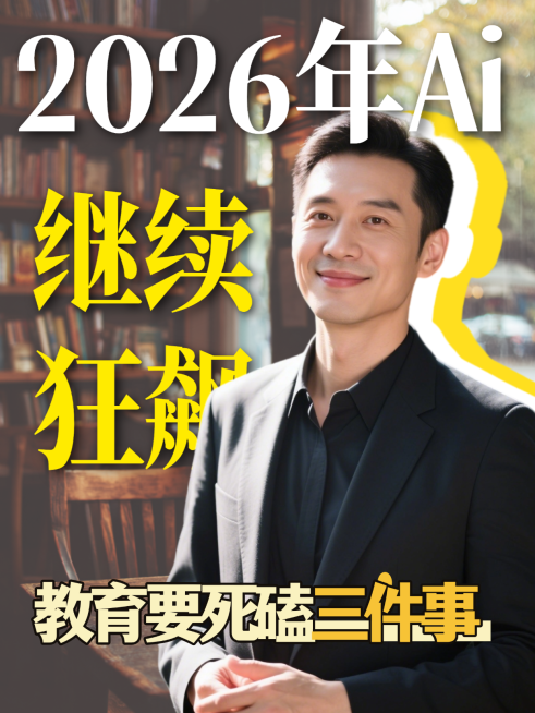 AI教育人像小红书封面预览效果