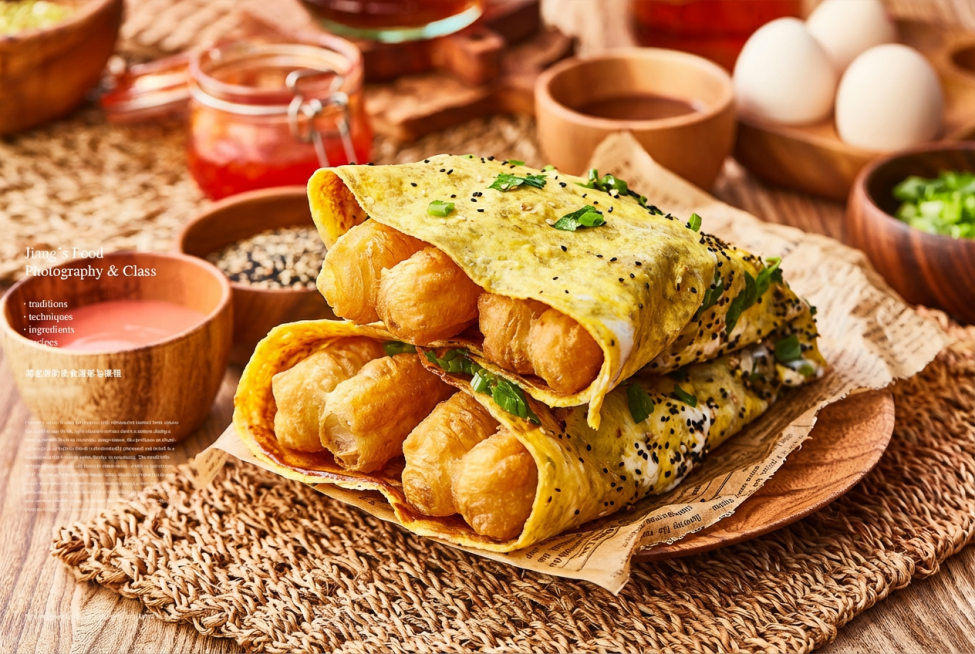 煎饼里面的薄脆换成油条预览效果