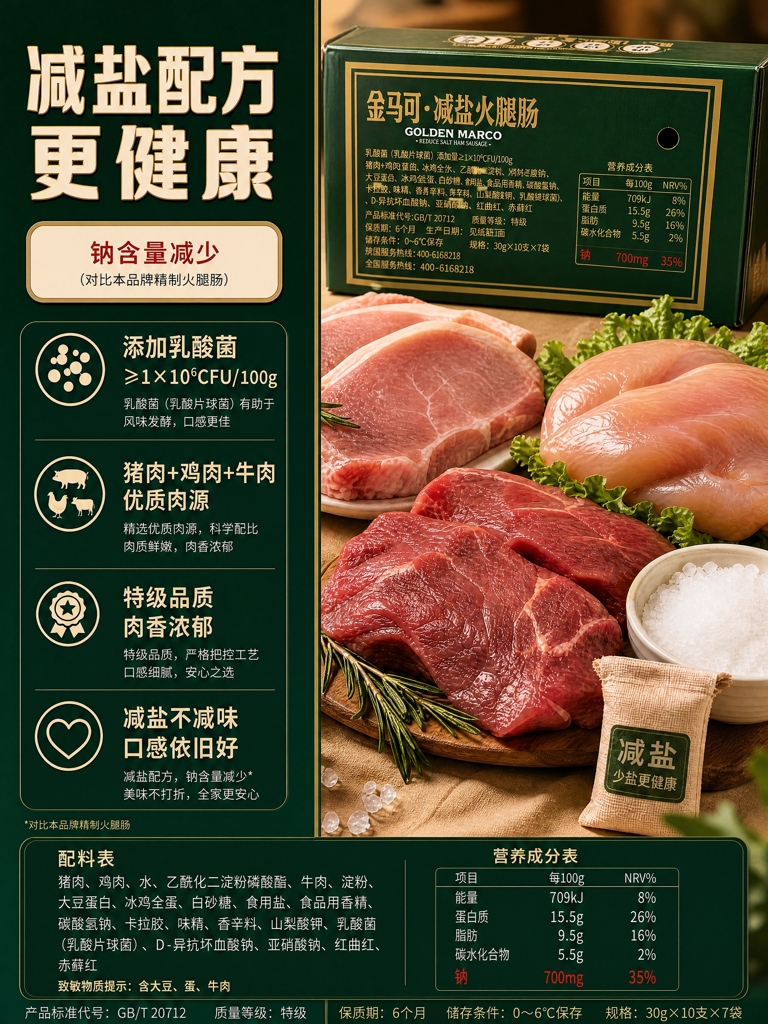 修改这张详情页，去掉画面中所有"减盐30%"和"30%"的数字… - 图片创意预览