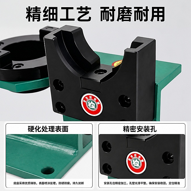使用电商主图技能生成4张比例1:1的电商主图，适配平台为淘宝/天猫，商品为「图片1」，商品卖点为柔性锁固，不伤刀柄，韧性优异，表面硬化，耐磨耐用，