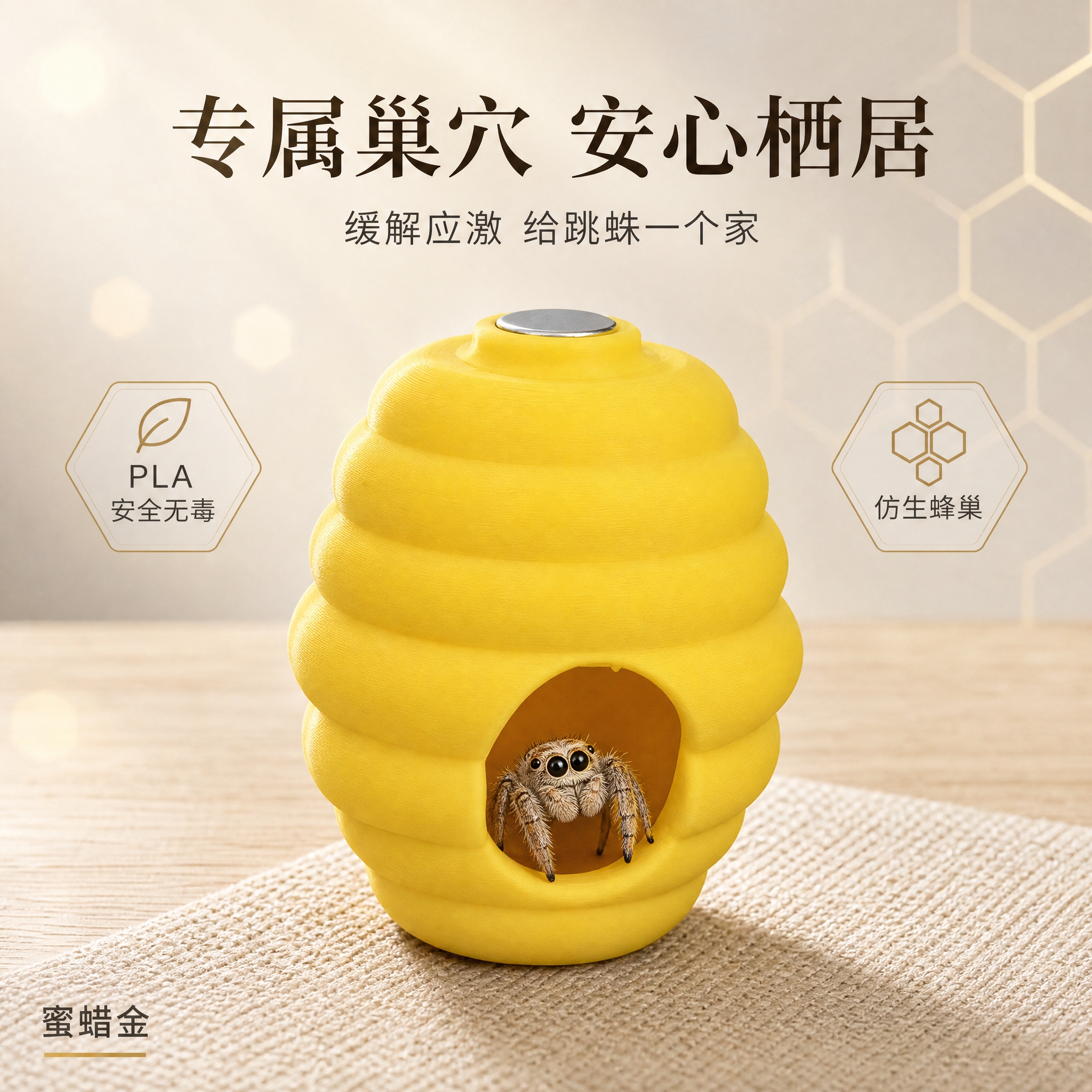 [主图-1] 淘宝首图：一眼看出是跳蛛蜂巢躲避屋，主打“专属巢… - 图片创意预览