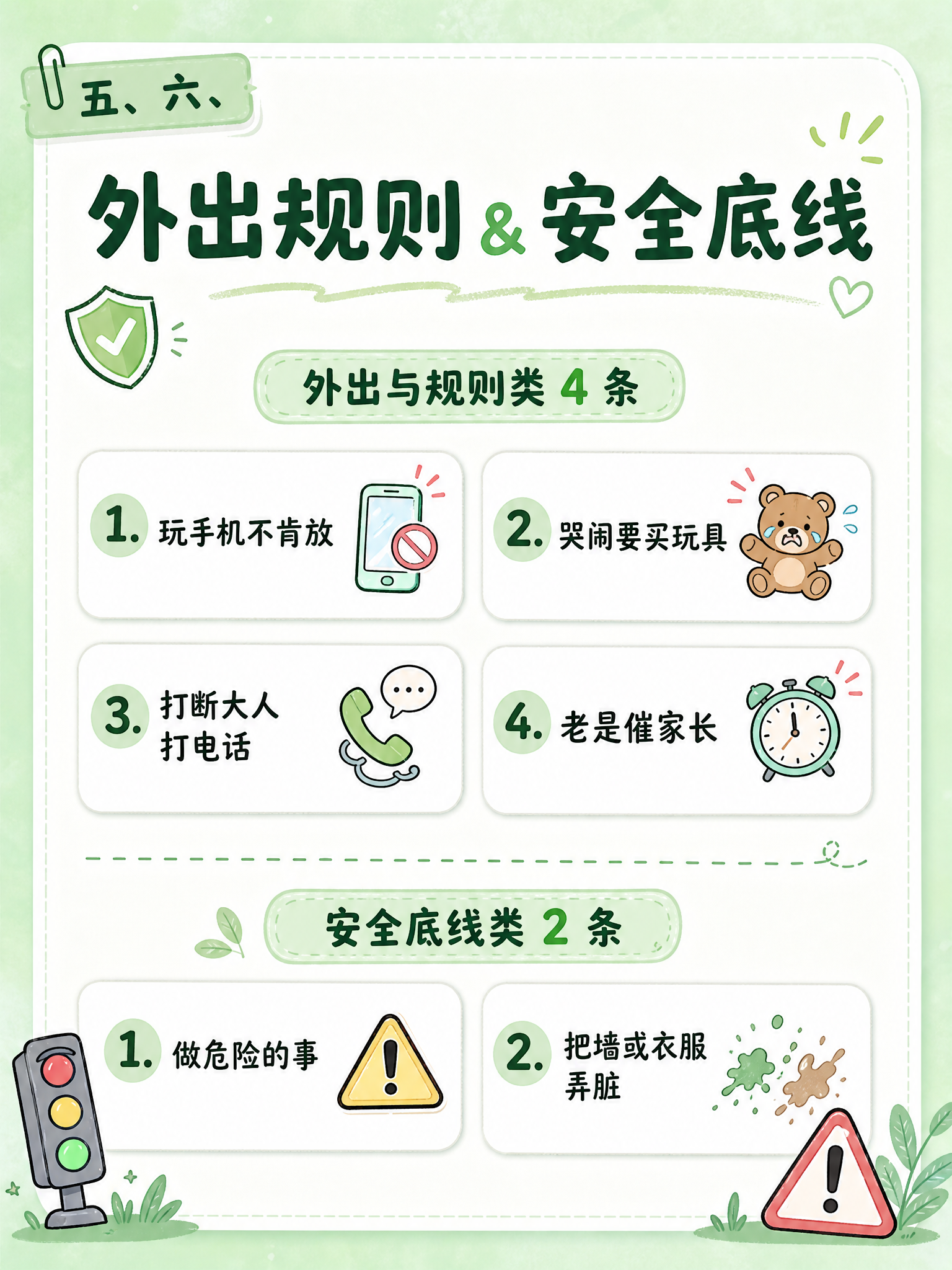 小红书知识卡片，ins清新手账风格，柔和薄荷绿渐变背景，版式精… - 图片创意预览