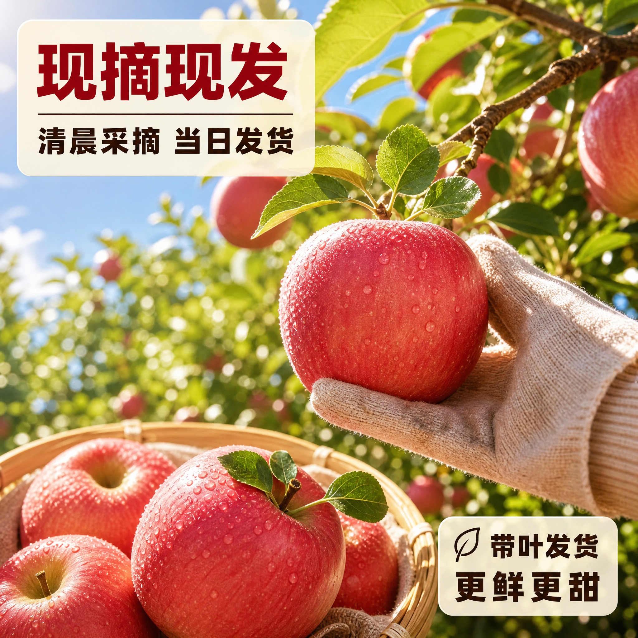 [主图-6] 采摘新鲜 现摘现发新鲜度展示。 [统一基调] 京… - 图片创意预览