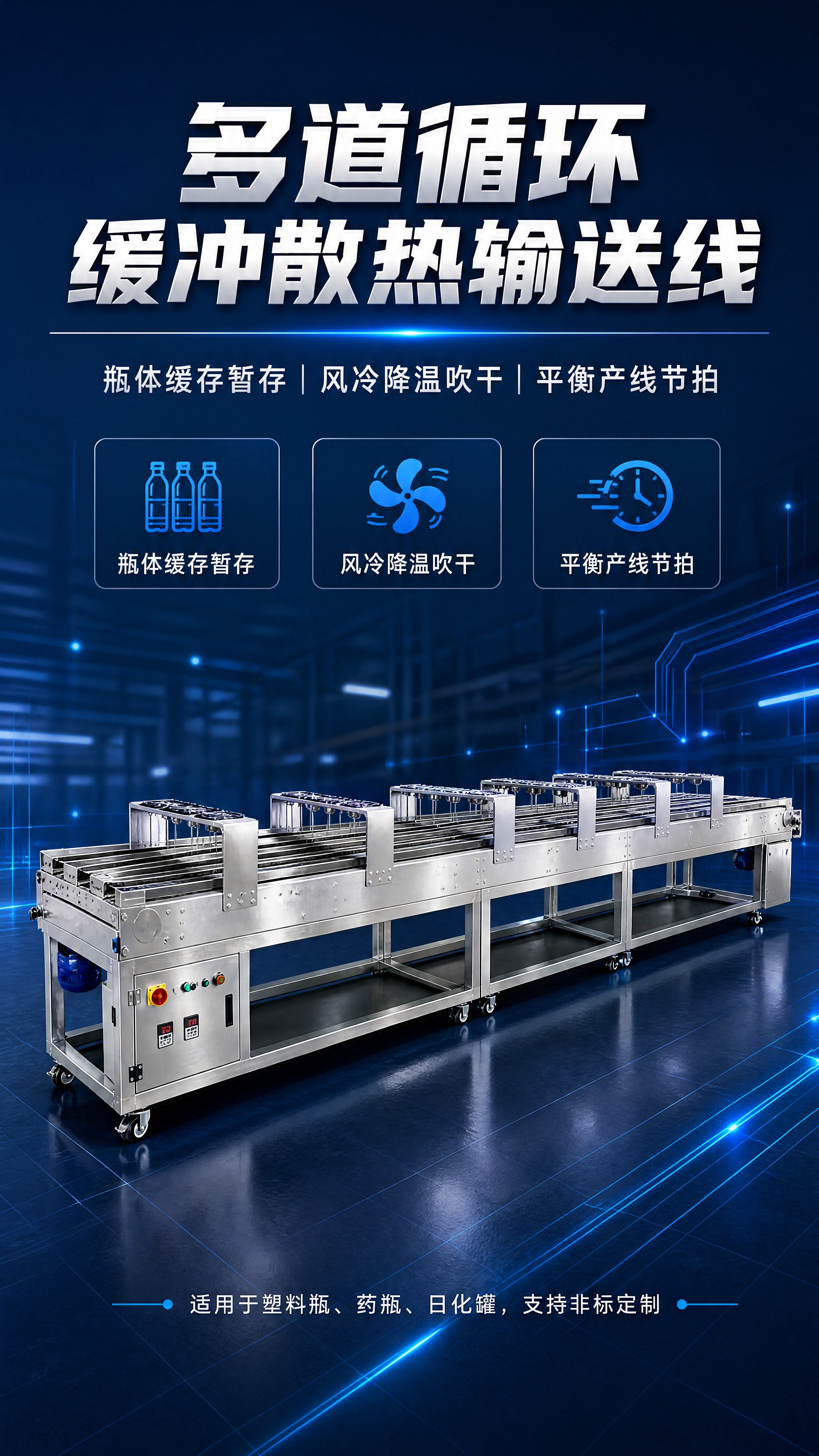 [商品] 使用【图5】多道循环缓冲散热输送线整机全景图；保留3… - 图片创意预览