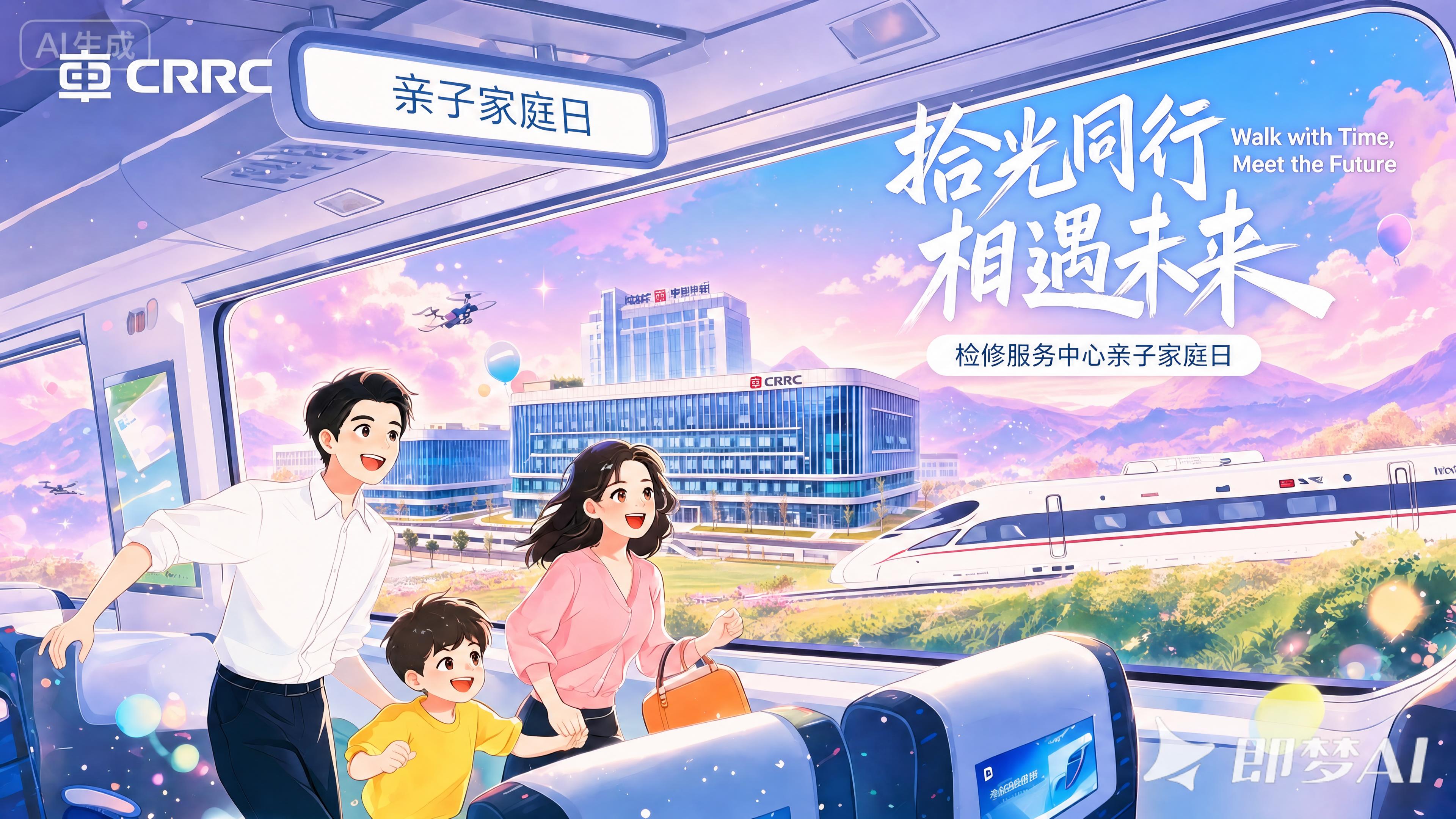 整体色调调整为梦幻温馨的蓝紫粉渐变天空色调，云朵柔和蓬松带有暖… - 图片创意预览