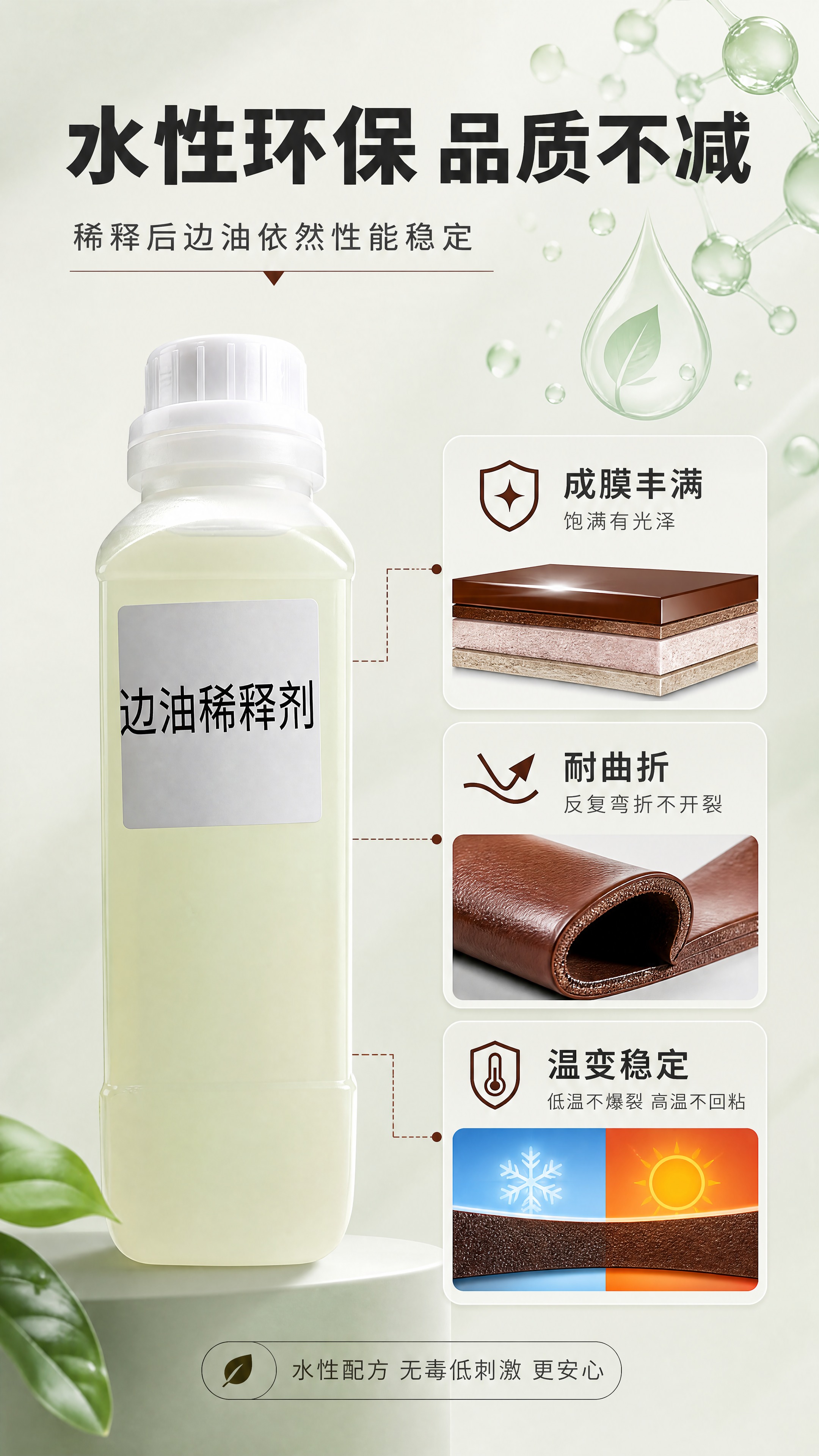 [商品] 使用【图1】边油稀释剂大瓶；保留方瓶结构、淡黄绿色液… - 图片创意预览