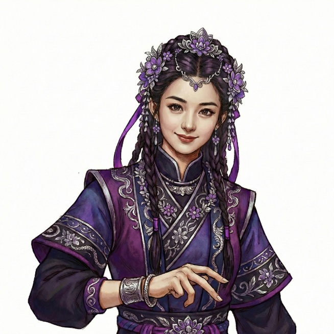 人物的五官和神情贴近女明星赵丽颖预览效果