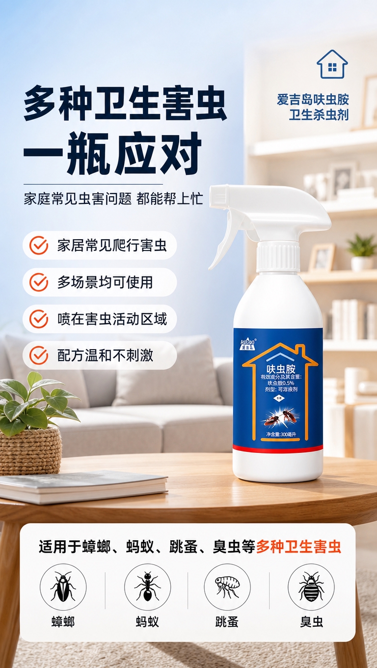 [商品] 使用【图11】爱吉岛呋虫胺杀虫喷雾；保留全部瓶身原貌… - 图片创意预览