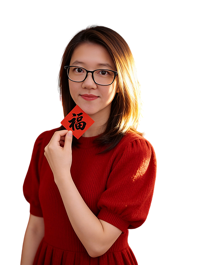 把照片中的女生抬头纹去掉