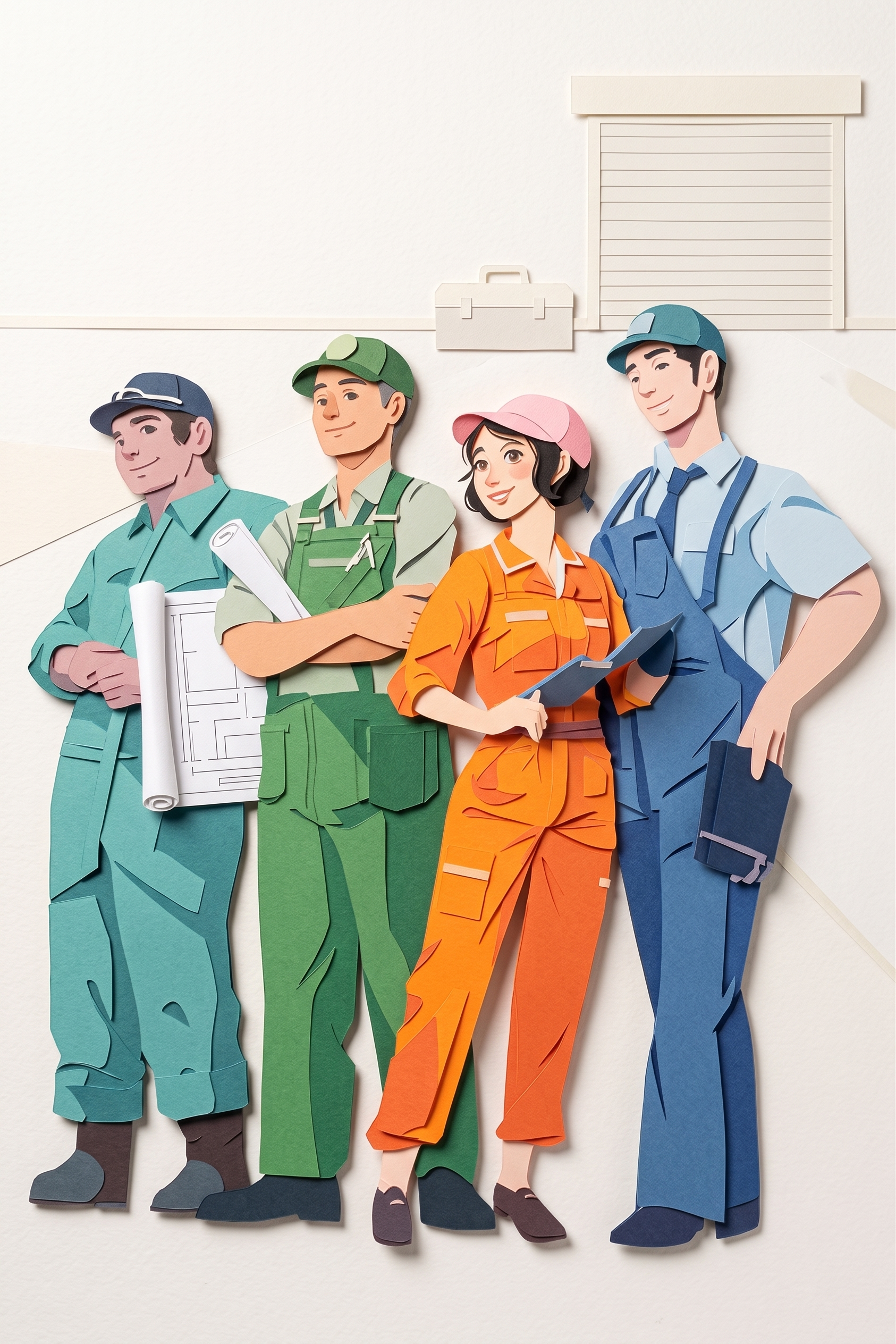 帮我p成剪纸效果 - 图片创意预览