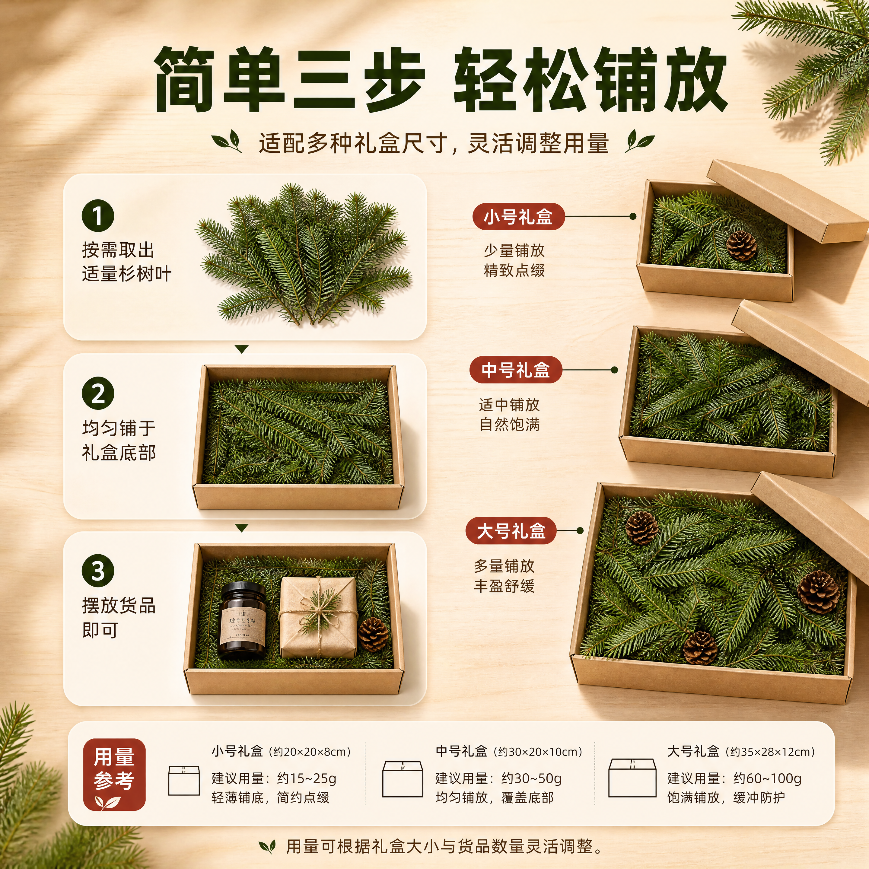 [商品] 使用【图1】【图4】【图5】新鲜杉树叶鲜叶；保留杉树… - 图片创意预览