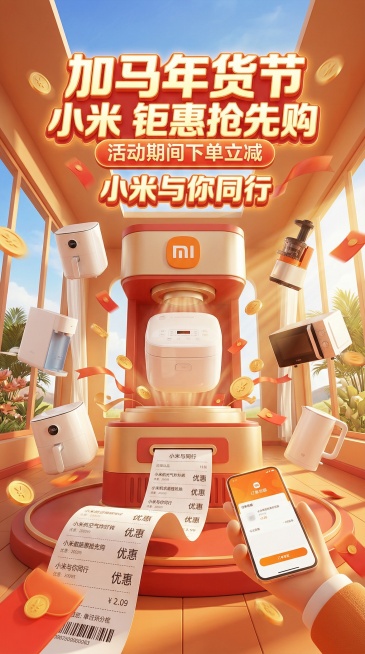 3d电影感，C4D风格，超大广角，超大透视，仰视角度，夸张视觉表现，背景强烈的光影。3d电影感，C4D风格，超大广角，超大透视，仰视角度，夸张视觉表现，背景强烈的光影。画面呈现出充满活力的促销场景，整预览效果