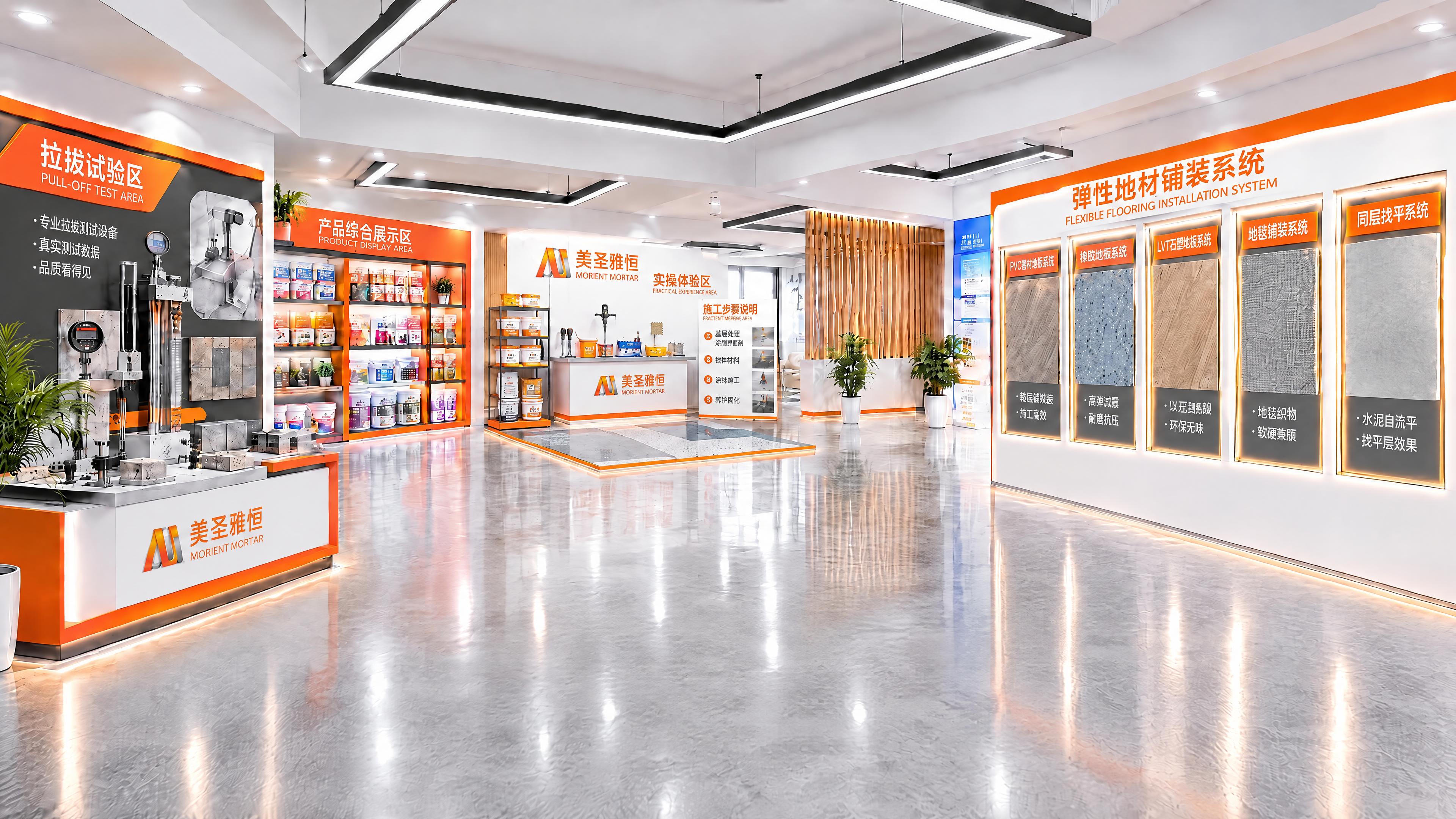 基于这张美圣雅恒专卖店空间图进行修改：去掉画面最前方的白色大展… - 图片创意预览