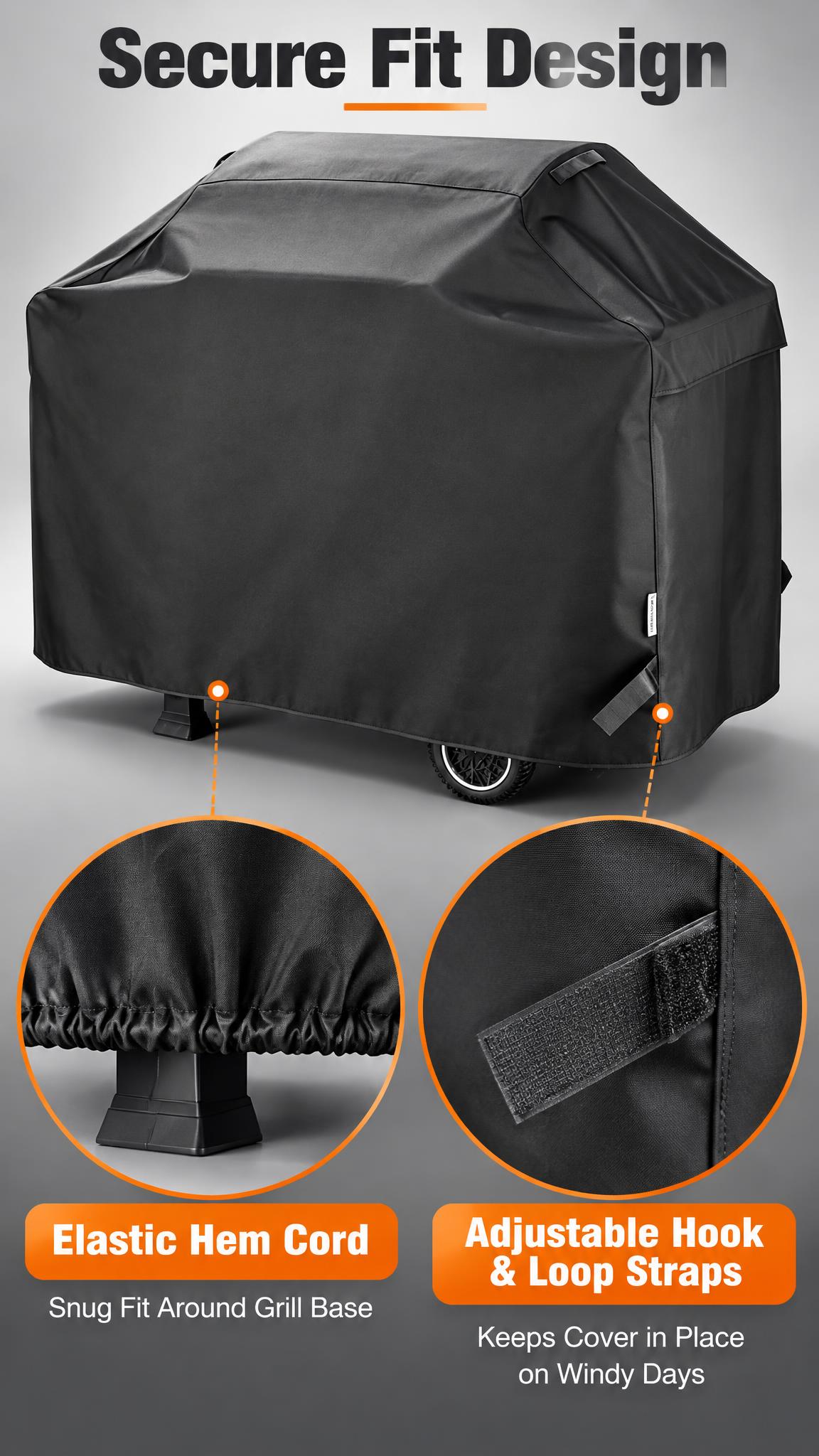[主图-4] 烧烤罩 Grill Cover 细节结构展示图，… - 图片创意预览