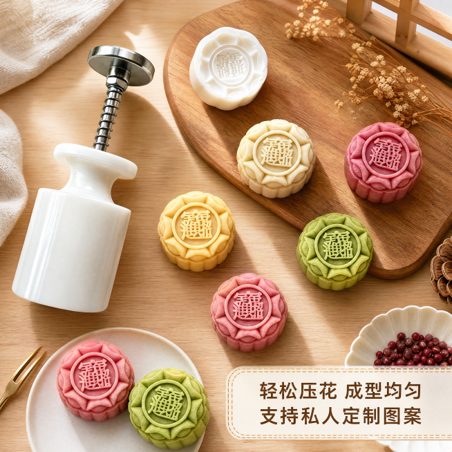 [主图-4] 使用效果展示图，展示成品效果与多样适配。
[氛围风格] 温馨烘焙场景，真实展示使用效果，突出产品实用性。
[画质] 商业摄影质感、光线柔和通透、产品清晰真实、画面干净高级。
[元素] 整预览效果