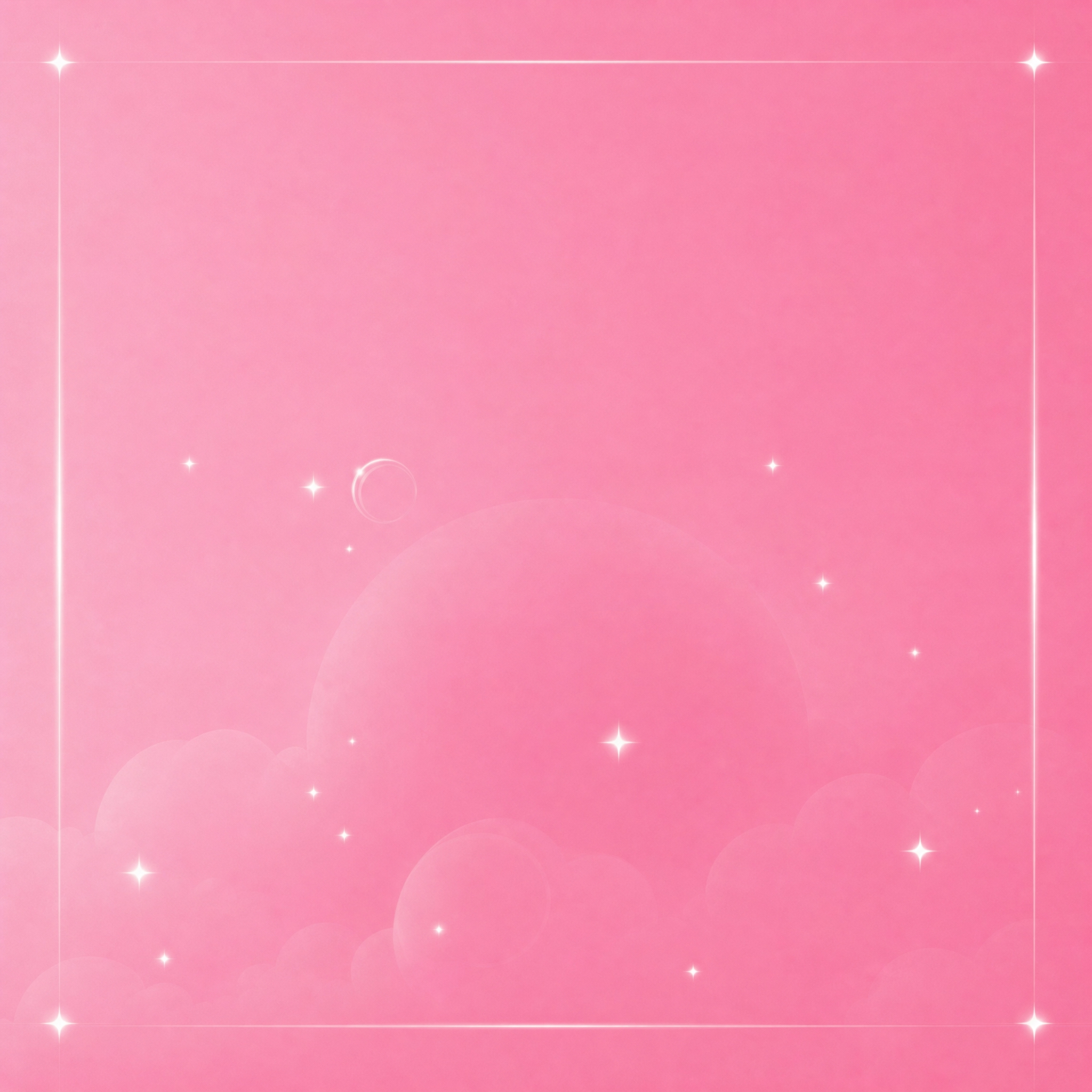 提取图片中的粉色渐变背景，保留所有星星光点和光晕效果，去除所有… - 图片创意预览
