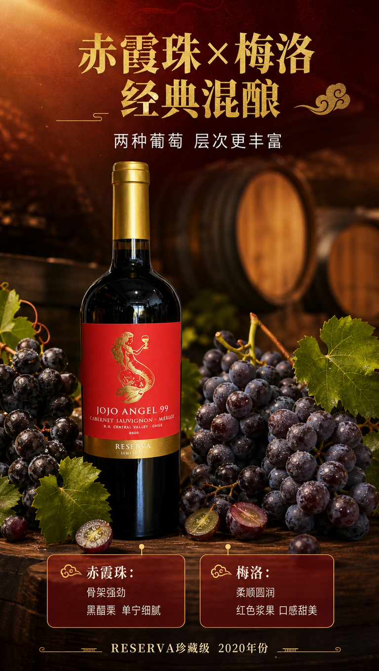 [商品] 使用【图1】99天使美人鱼半甜红葡萄酒单瓶；保留瓶身… - 图片创意预览