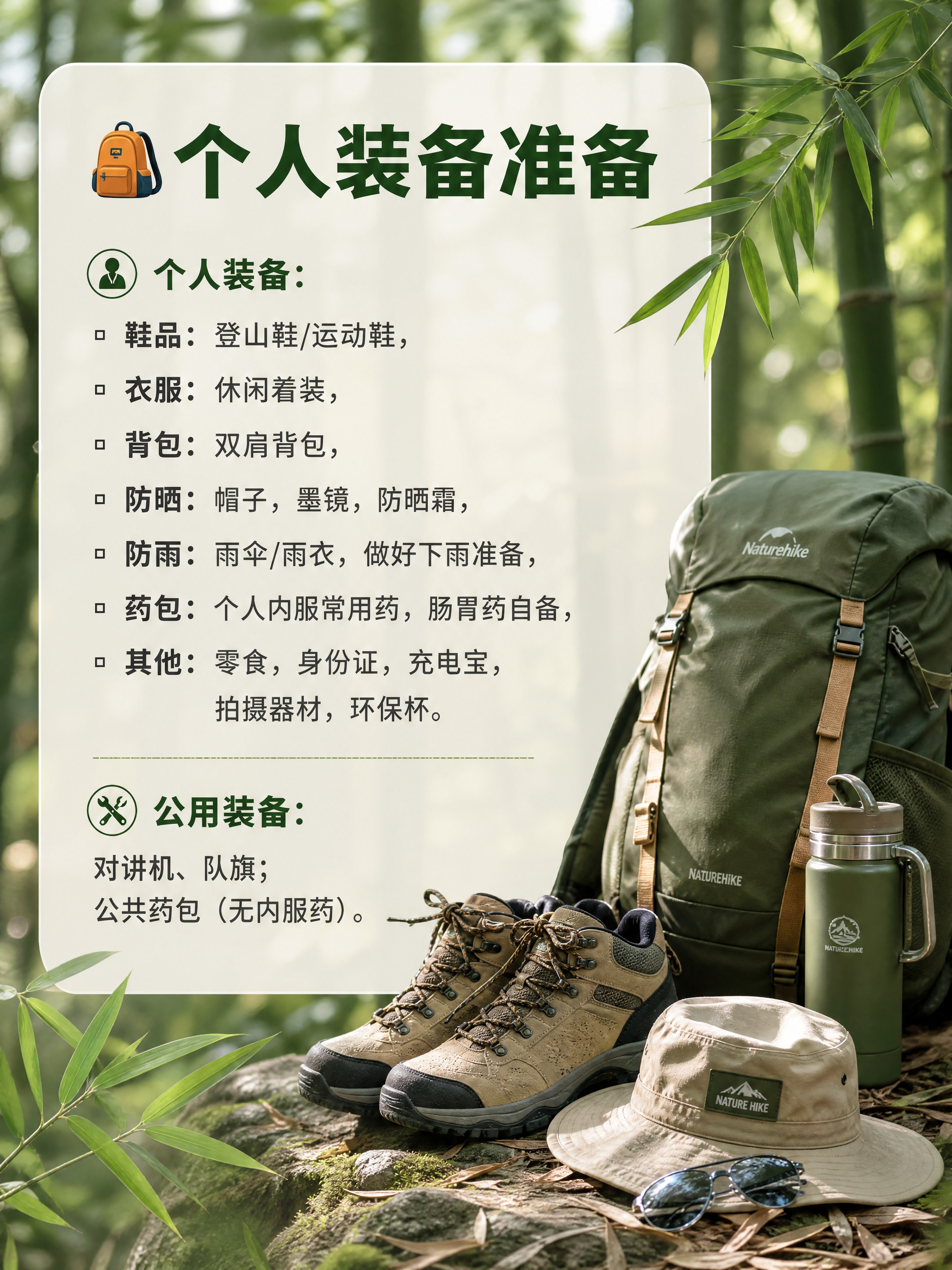 小红书笔记内页图文，配图大字，ins清新山野森系风，版式精美，… - 图片创意预览