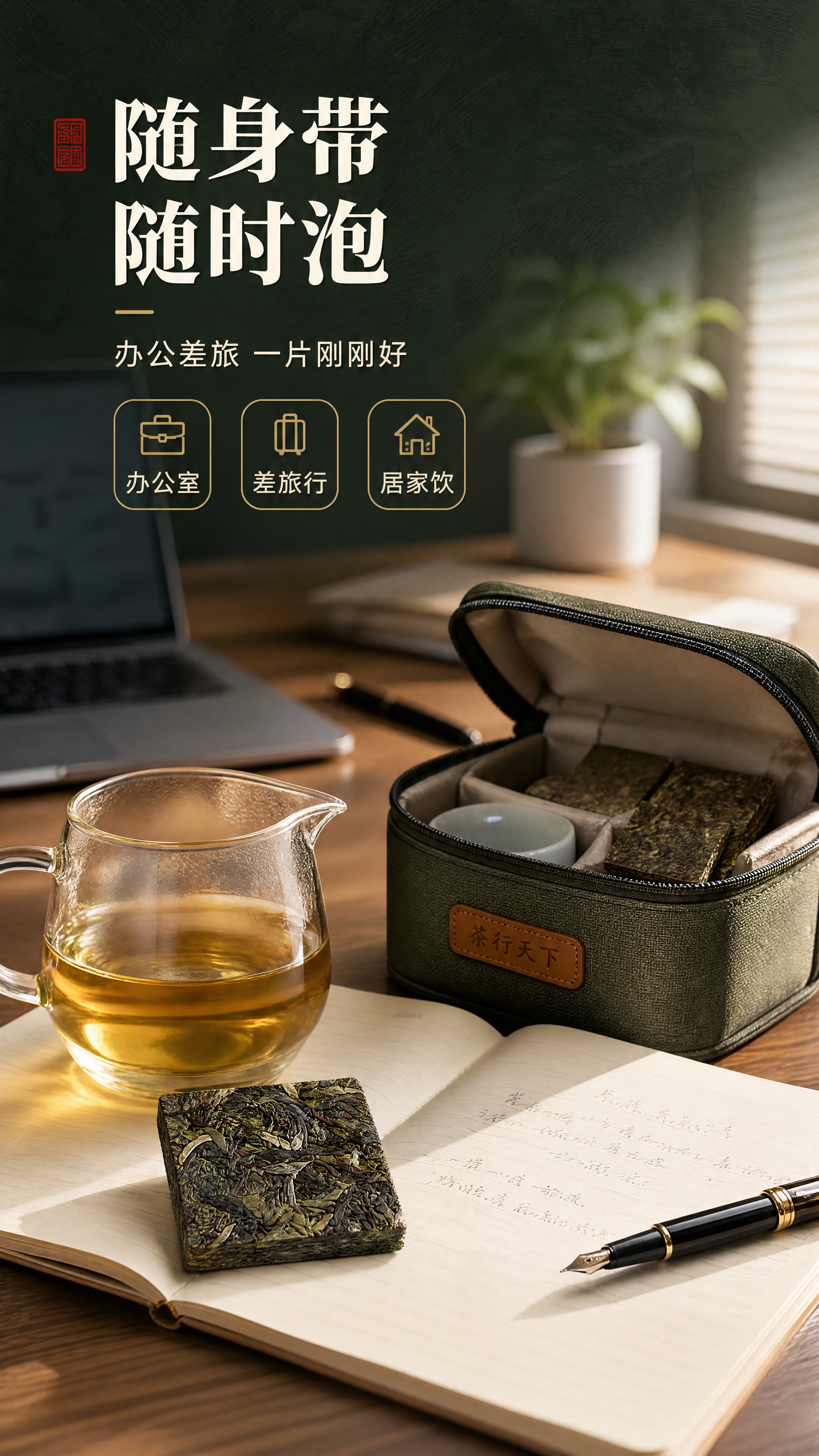 [商品] 使用【图1】普洱生茶小方砖；保留正方形紧压形态、深绿… - 图片创意预览