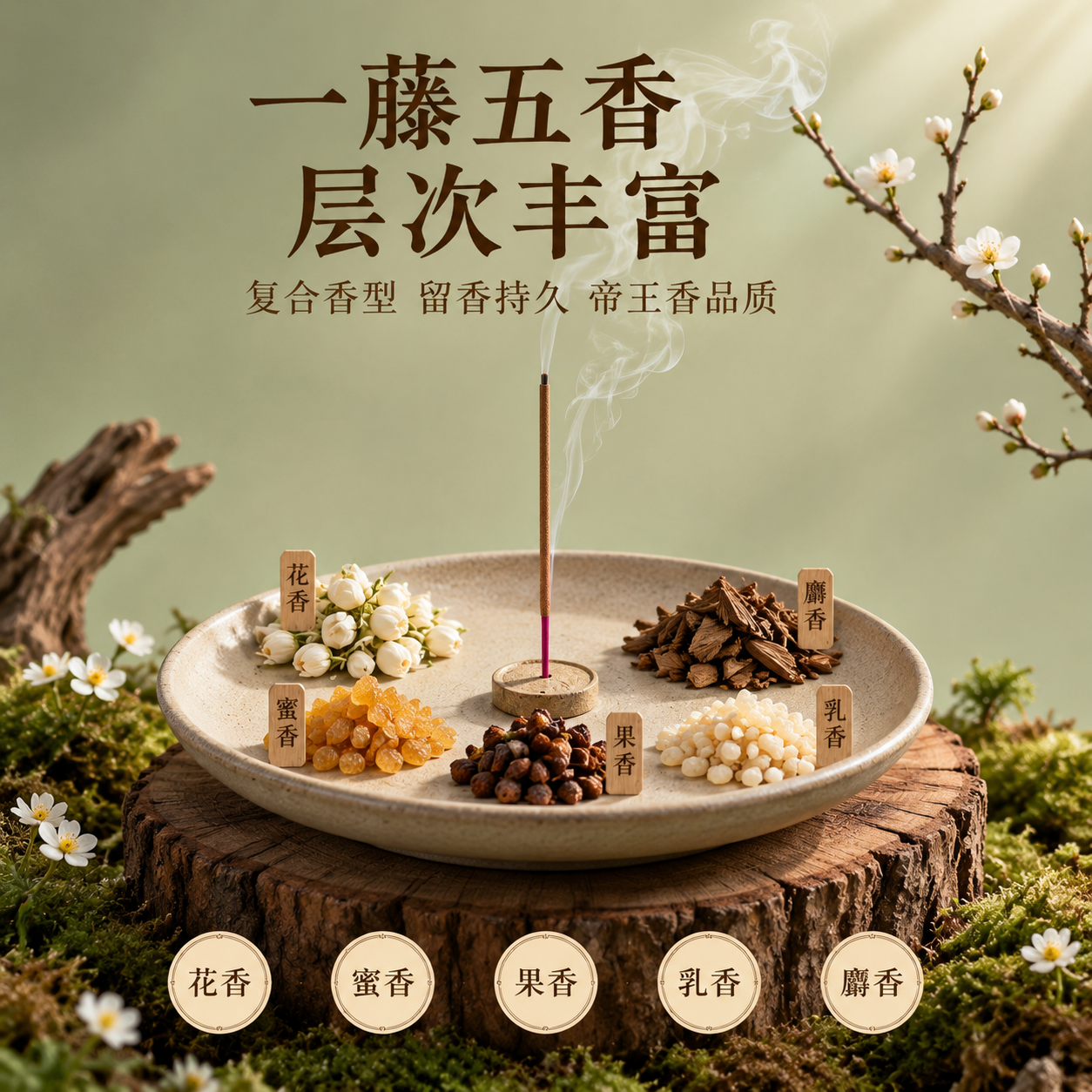 [主图-4] 香韵品质卖点 一藤五香 层次丰富 [统一基调]… - 图片创意预览