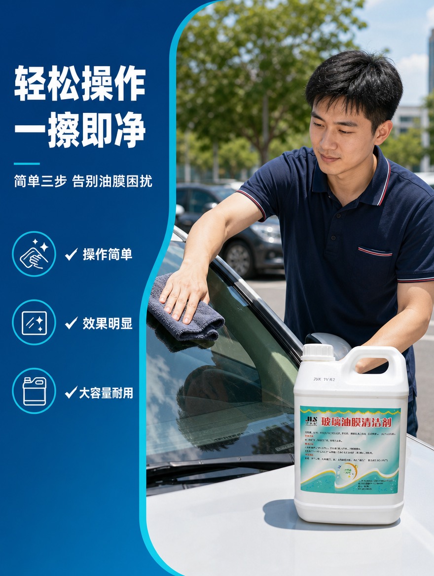 [商品] 使用【图1】玻璃油膜清洁剂白色5斤装塑料壶；保留白色… - 图片创意预览