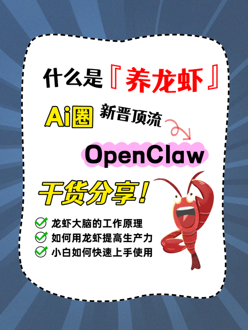 养龙虾使用感受干货分享小红书封面预览效果