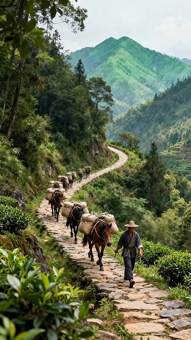 茶马古道不能只有马，没有人啊，现在风格还是不行，要虚虚实实，好看的风格