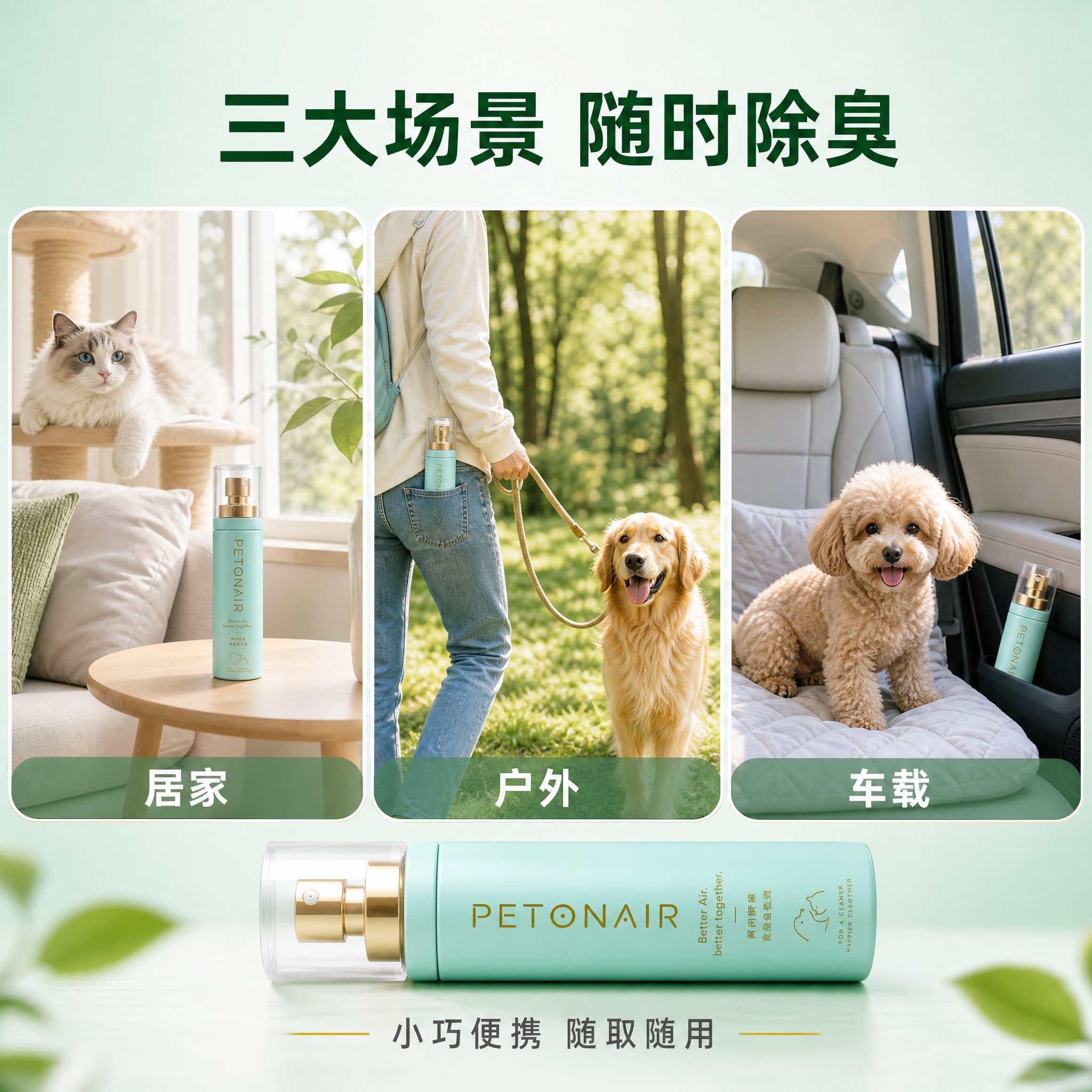[主图-4] 使用场景主图，核心任务：居家/户外/车载三大使用… - 图片创意预览