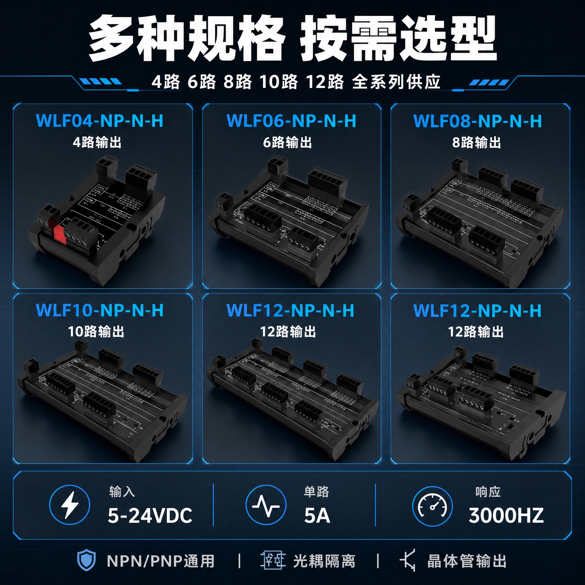 [主图-5] 规格型号全览图，主题为多型号规格矩阵展示，呈现全… - 图片创意预览