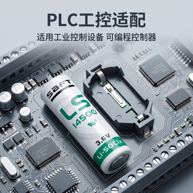 [主图-4] SAFT LS14500锂电池应用场景展示主图。
[氛围风格] 真实工业应用场景，专业可靠
[画质] 商业摄影质感，场景真实自然，产品清晰突出
[元素] SAFT LS14500锂电池放预览效果