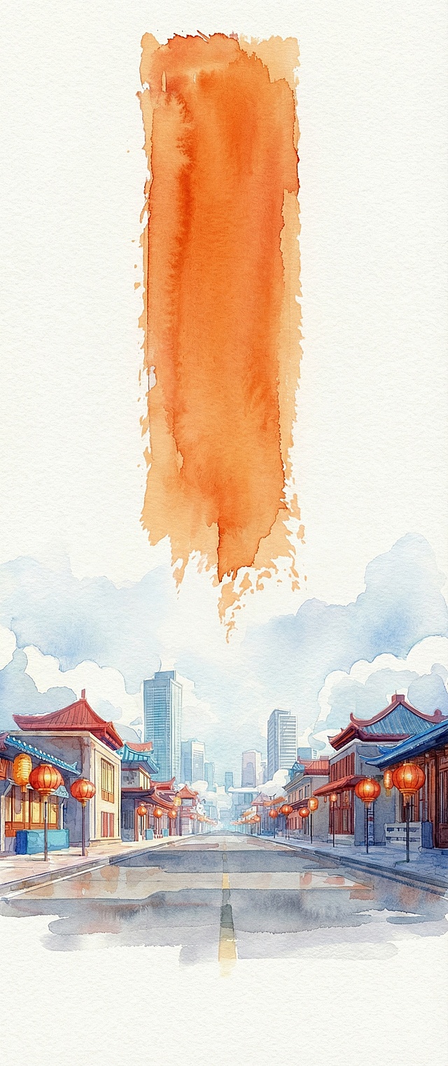 将图片修改成水彩插画风格，大师作品。注意细节刻画。