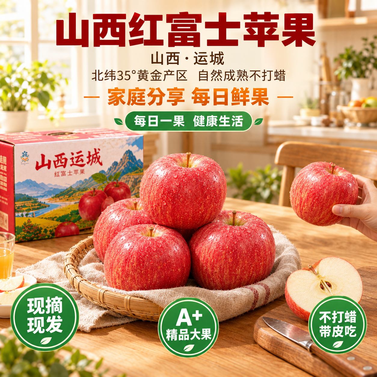 [主图-8] 家庭餐桌场景主图，突出日常食用家庭分享的生活场景… - 图片创意预览