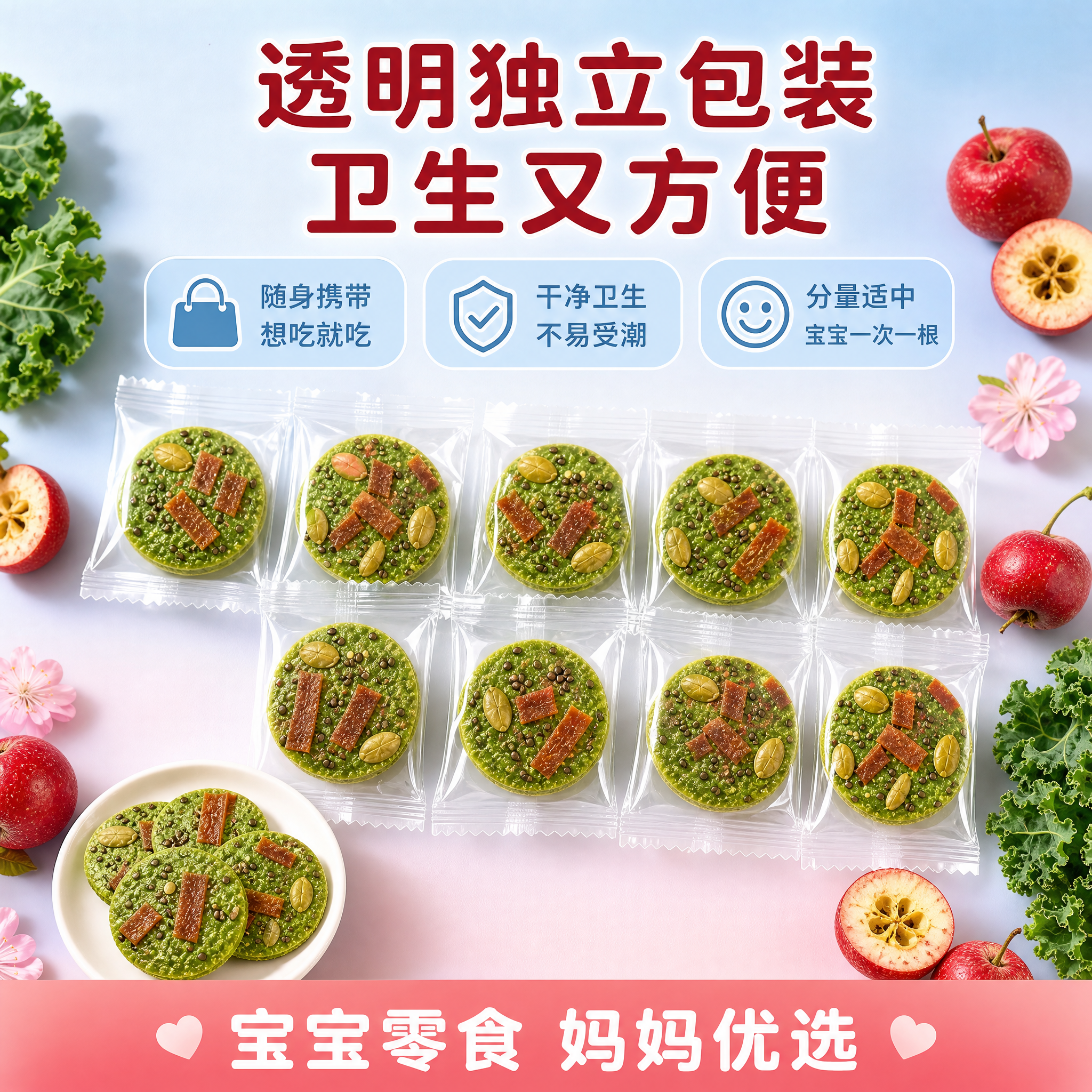 [主图-8] 羽衣甘蓝小薄脆 独立包装卫生方便图。 [氛围风格… - 图片创意预览