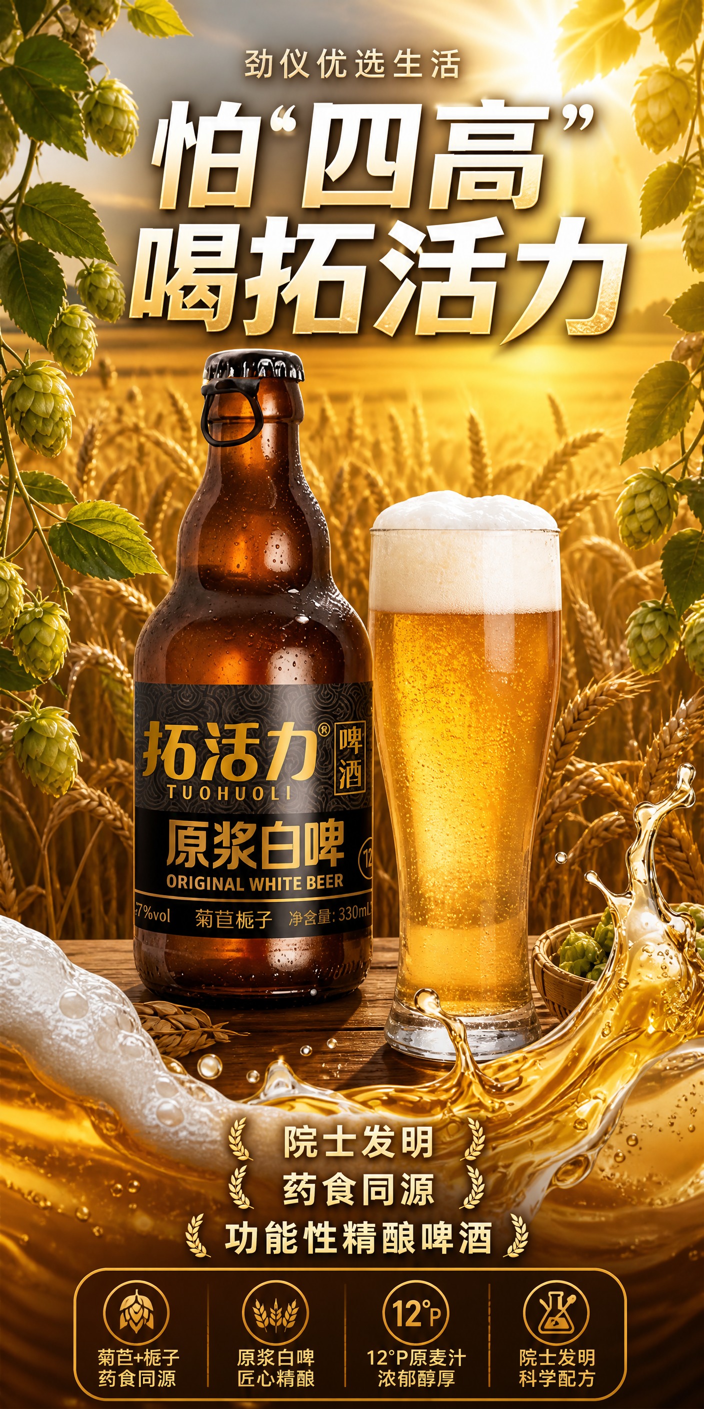 竖版超长幅商业海报，写实商业摄影风格，高端品质感。画面顶部居中… - 图片创意预览