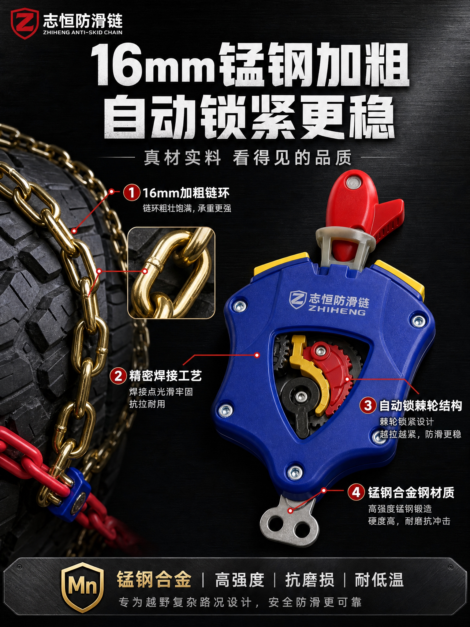 [详情页-4] 结构材质证明 16mm链条+自动锁拆解 [商品… - 图片创意预览