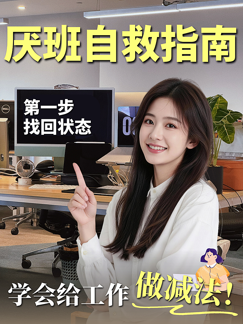自救指南技巧分享人像企业服务小红书封面