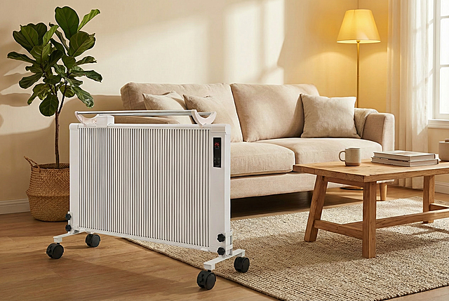 换成不同室内场景，和红外线加热器