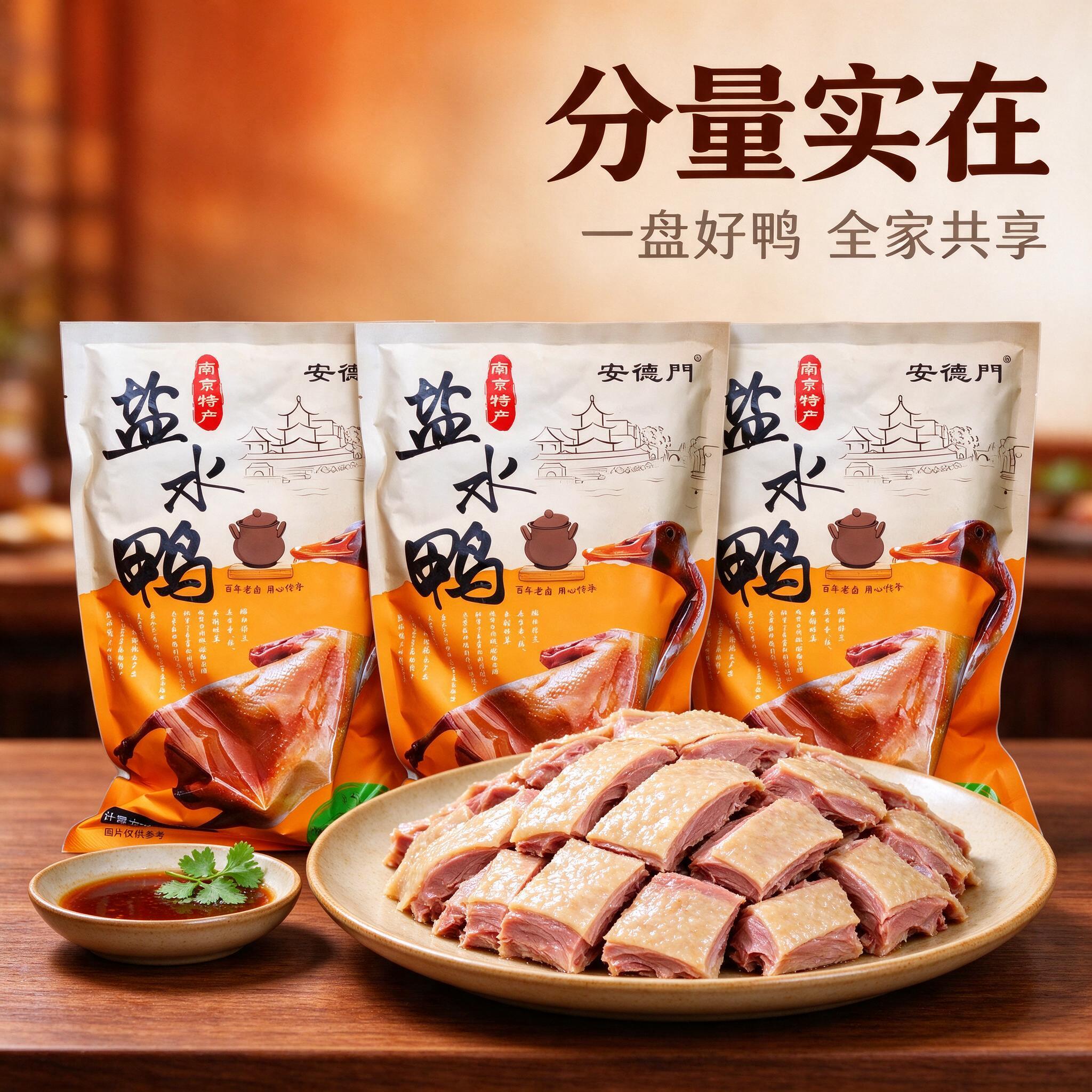 [商品] 使用【图1】安德门盐水鸭包装袋；保留包装袋整体外观特… - 图片创意预览