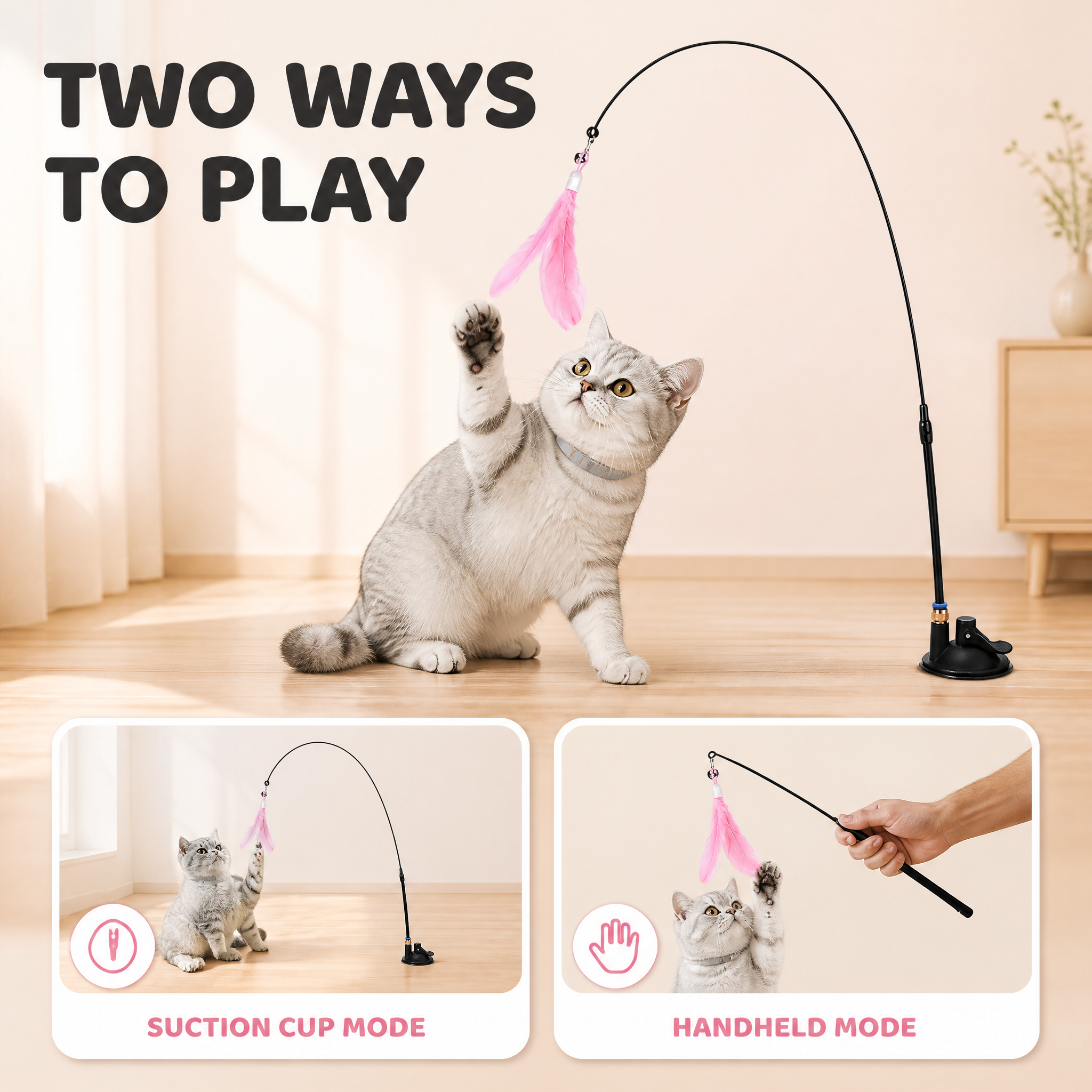 [主图2] 商品名称：Interactive Feather… - 图片创意预览
