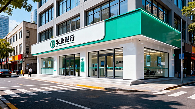 农业银行的门头