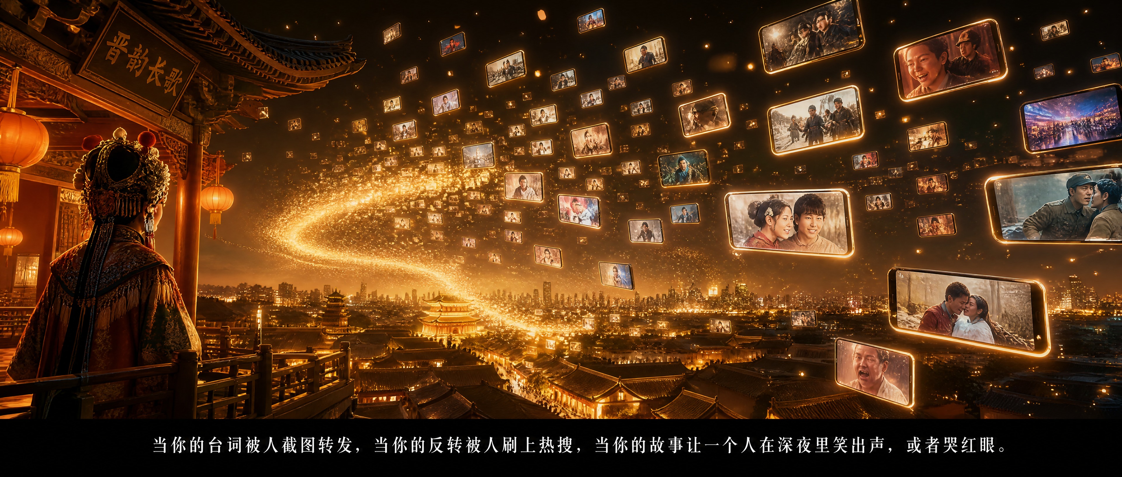 山西故事影响力主题海报，2.35:1超宽屏，电影感风格。画面：… - 图片创意预览