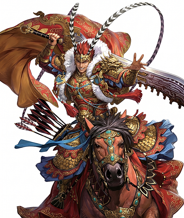 三国武士铠甲霸气华丽进行升级改造，武器不变